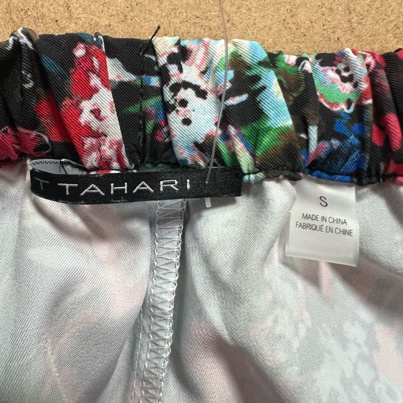 Tahari Women Skirt A line Flower Stretch Elastic Waist Small Size NWT - Picture 7 of 9